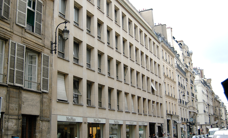 Les bureaux de la Cour rue Saint-Honoré