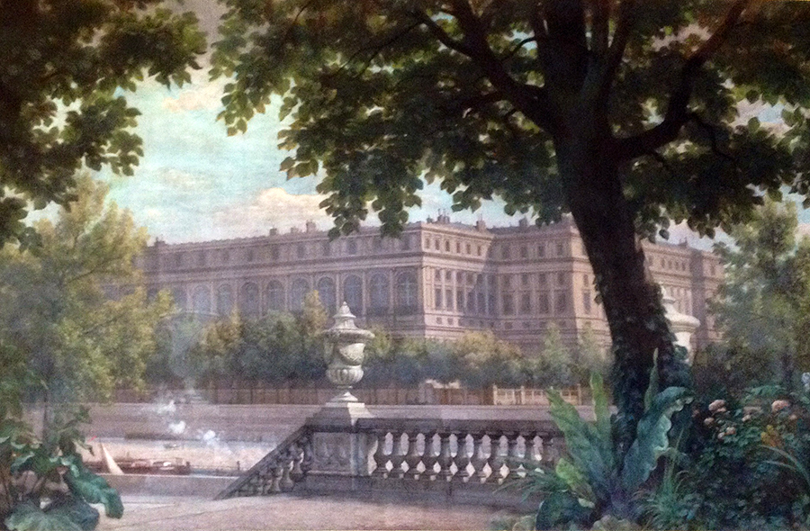 Le Palais d'Orsay en 1871