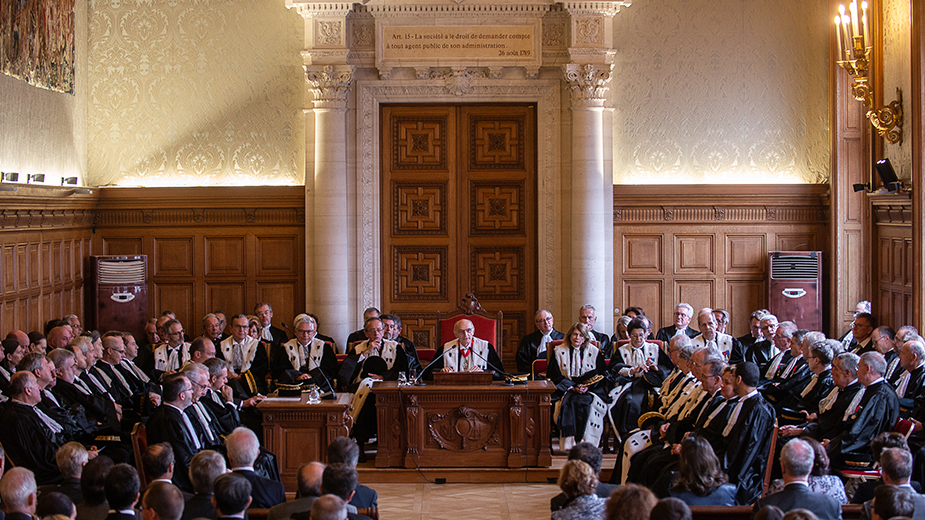 Cour des comptes - Palais Cambon - Grand' chambre - Audience solennelle du 13 septembre 2018