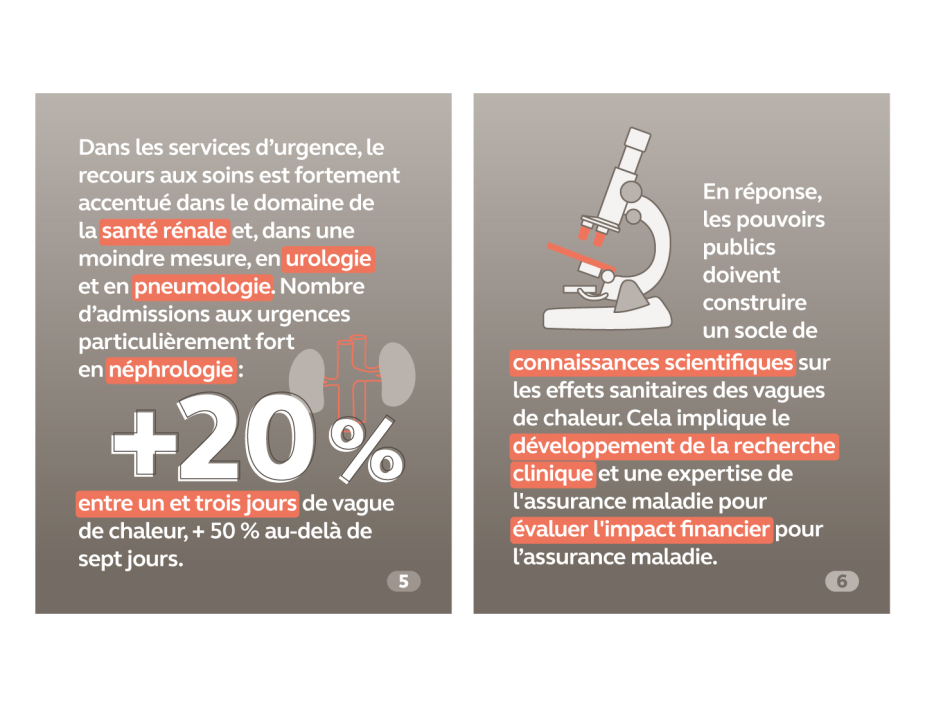 Rapport public annuel 2024, infographie sur la santé