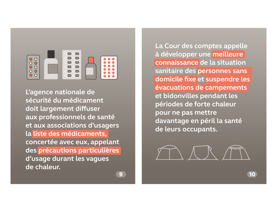 Rapport public annuel 2024, infographie sur la santé