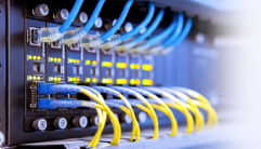 Réseau de cables de fibre optique