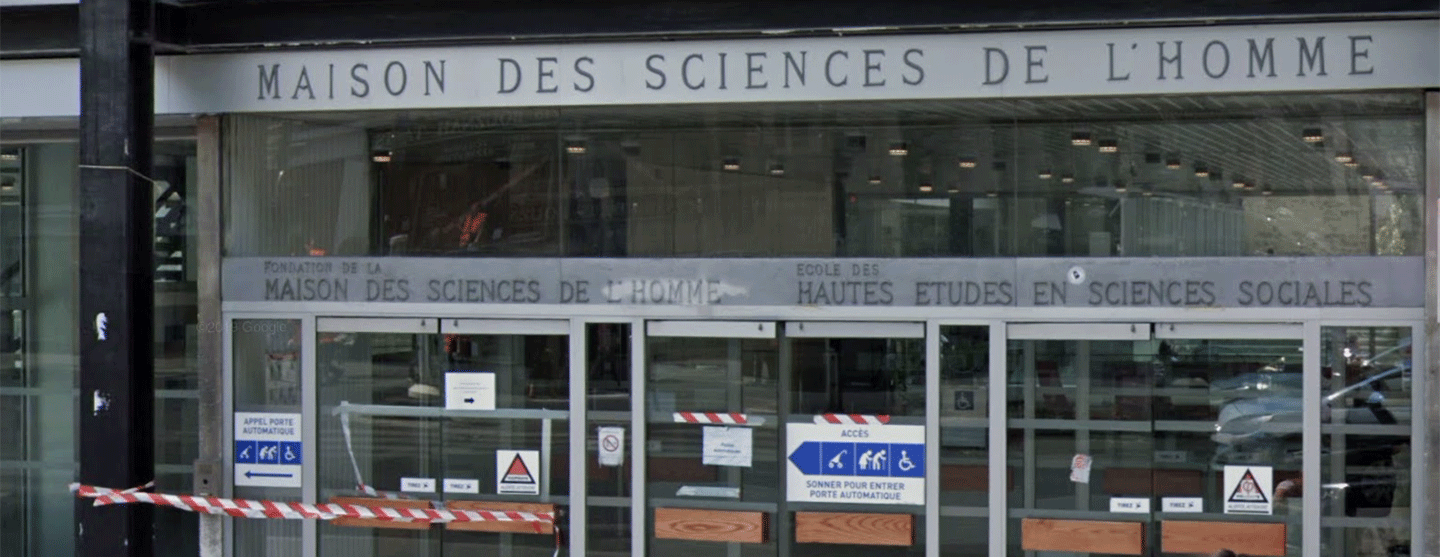 Vue de l'entrée de la fondation Maison des sciences de l'homme