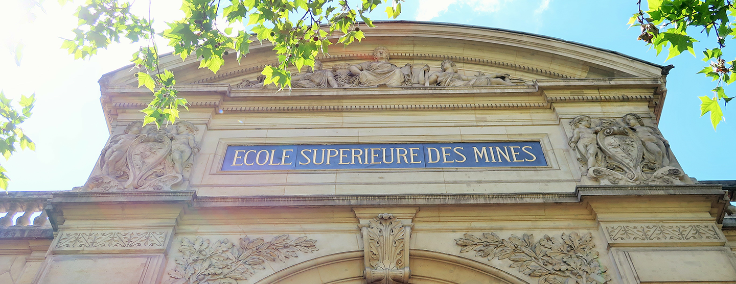 Vue de la façade de Mines Paris