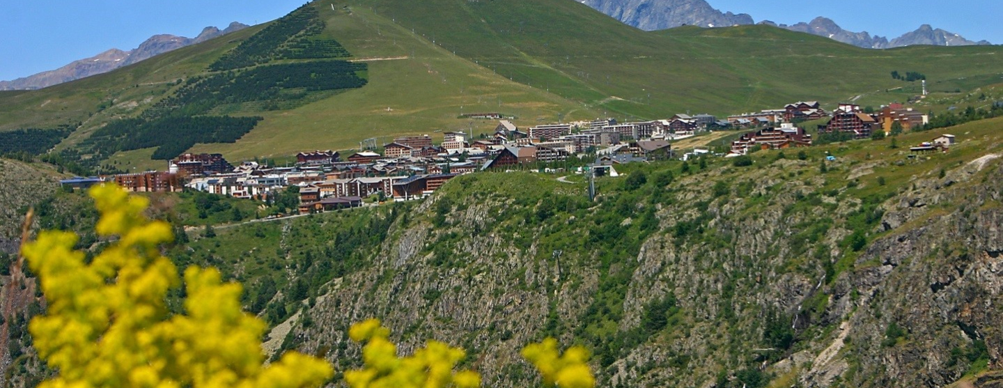 vue de la commune d'Huez