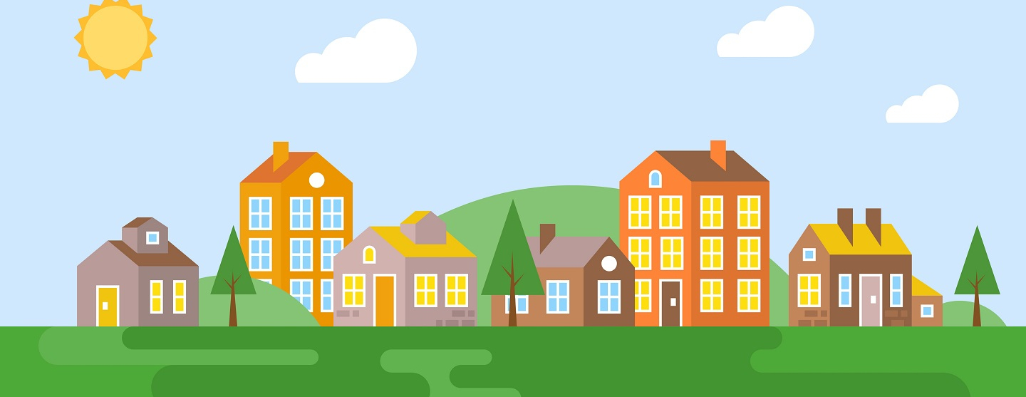 dessin de village