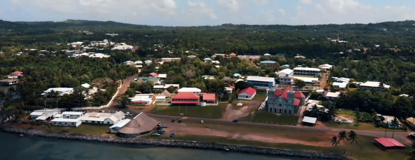 Vue de la localité de Mata-Utu (Wallis-et-Futuna)