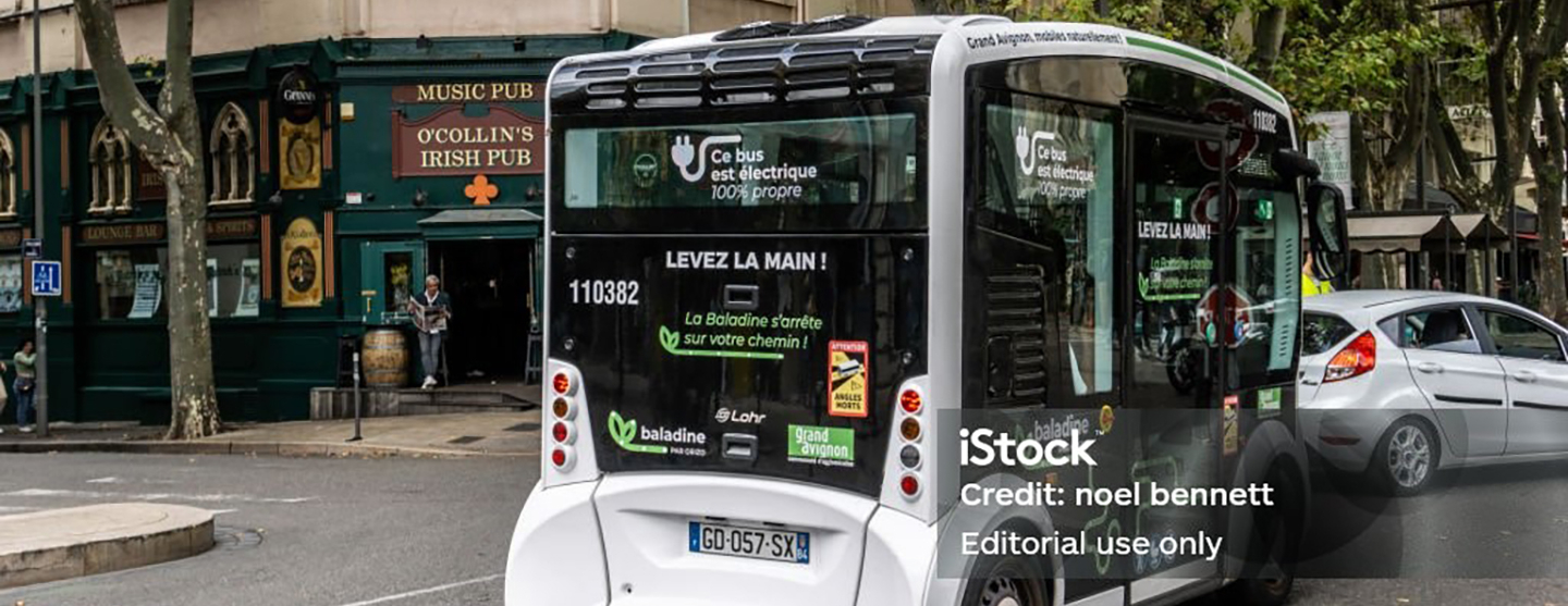 Bus de transport TECELYS à Avignon