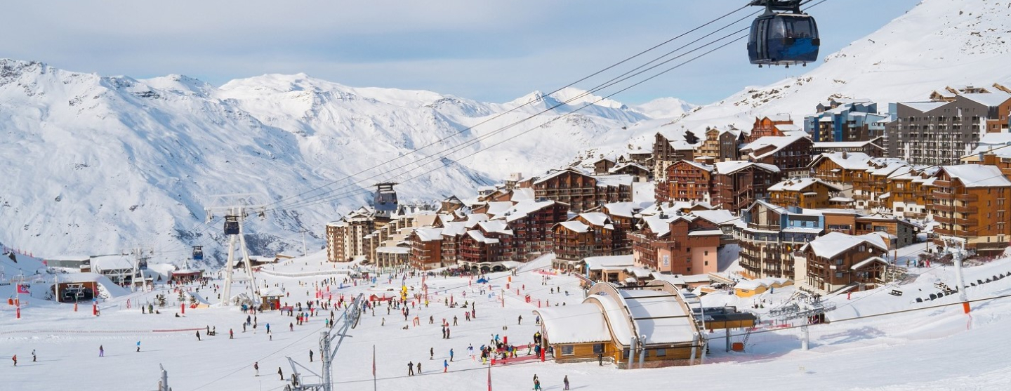 Val-Thorens sous la neige
