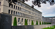 Vue du bâtiment de l’Organisation mondiale du commerce