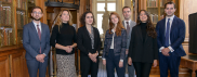 Photo représentant 7 jeunes auditeurs. elombard-Cour des comptes