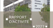 Couverture du rapport d'activité 2023 de la CRTC des Antilles et de la Guyane
