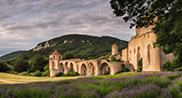 Vue panoramique d'un château